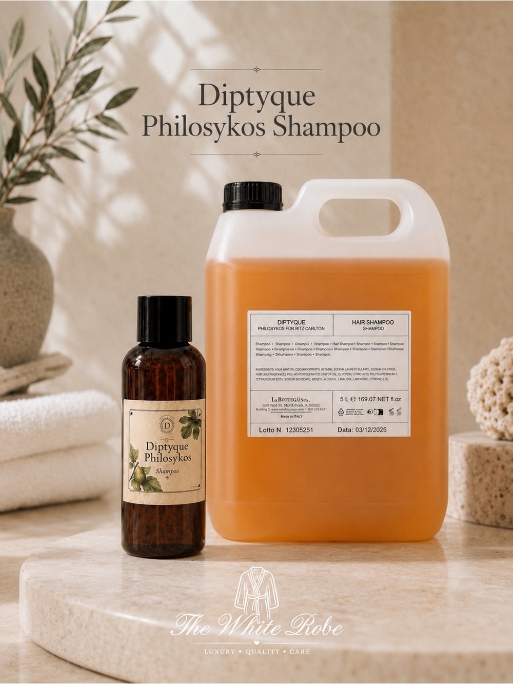 $18 Diptyque Philosykos Shampoo 4 oz Refill | Ritz-Carlton Luxury Hair Care